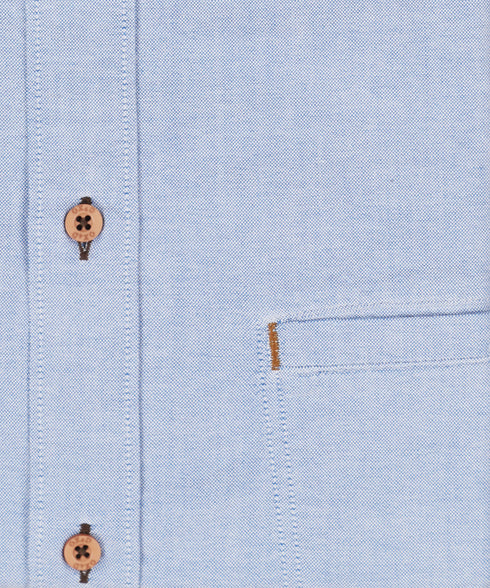 Oxford casual overhemd met dubbele borstzak