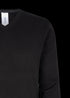 Zwarte pullover met V-hals