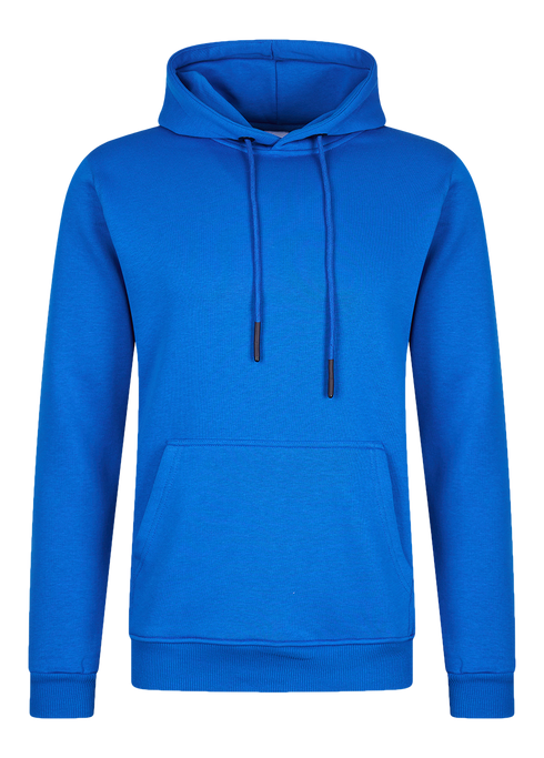 Felblauwe hoodie