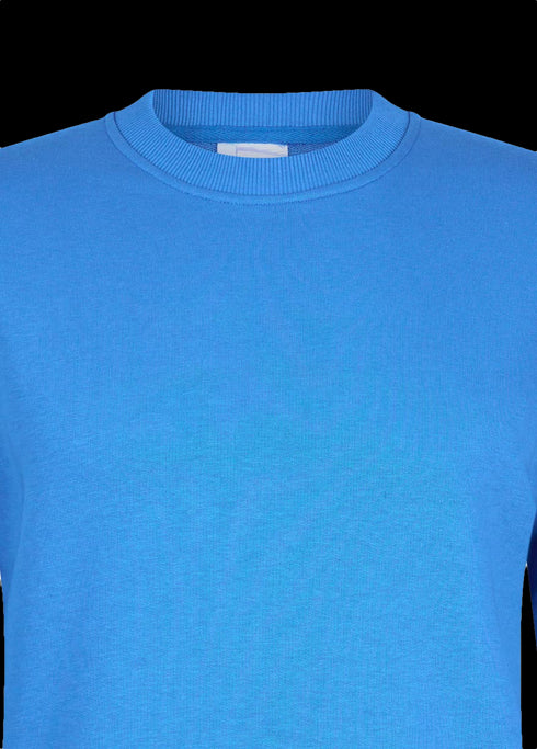 Felblauwe sweatshirt