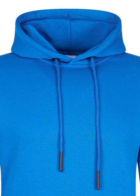 Felblauwe hoodie