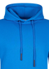 Felblauwe hoodie