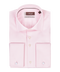 Lichtroze overhemd met dubbele manchetten