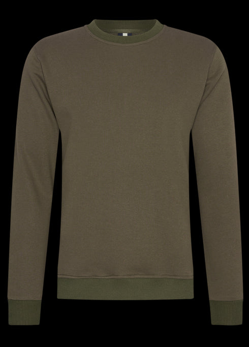 Donkergroen sweatshirt